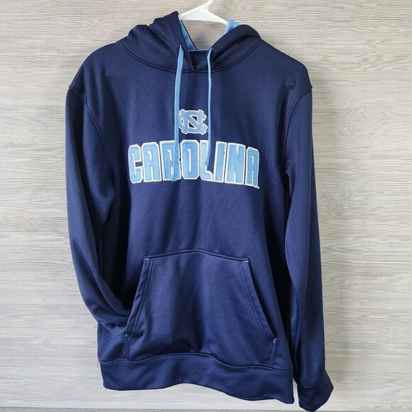 NCAA Champion Sweatshirt North Carolina Tar Heels UNC Blue Pullover Hoodie Small - Picture 1 of 15